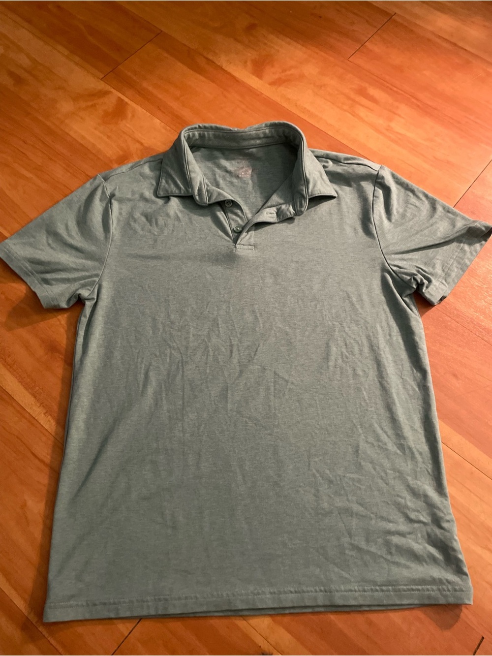 Men's Sage Green Polo Shirt - Classic Short Sleeve